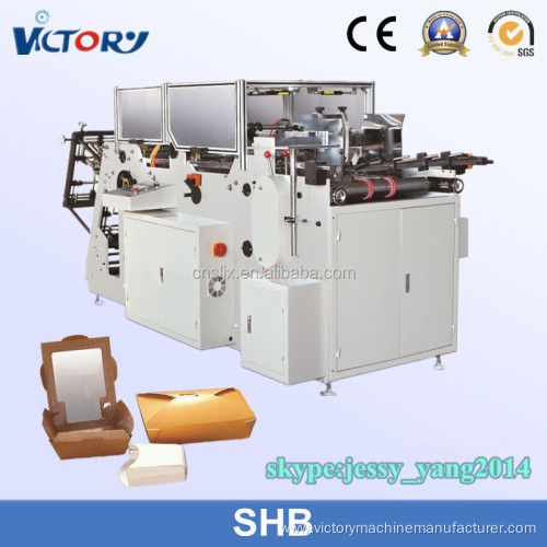 Automatic Paper Meal Box Making Machine